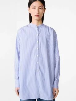 Clearance Studio Nicholson Cici Banker Stripe Shirt Blue / White
