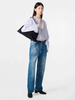 Fashion Studio Nicholson Cici Bold Stripe Shirt Blue / White