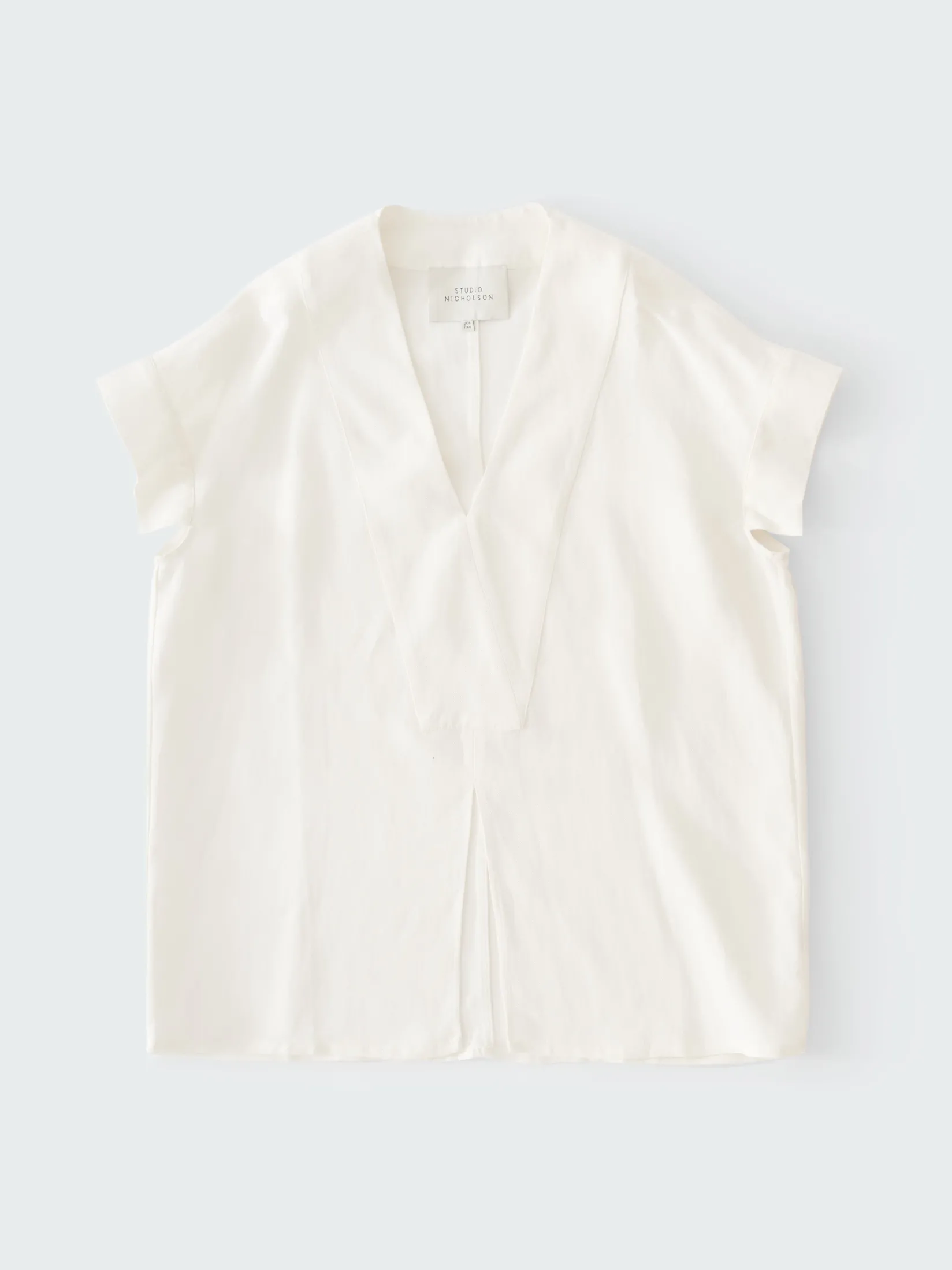 Clearance Studio Nicholson Circe Linen Top Parchment