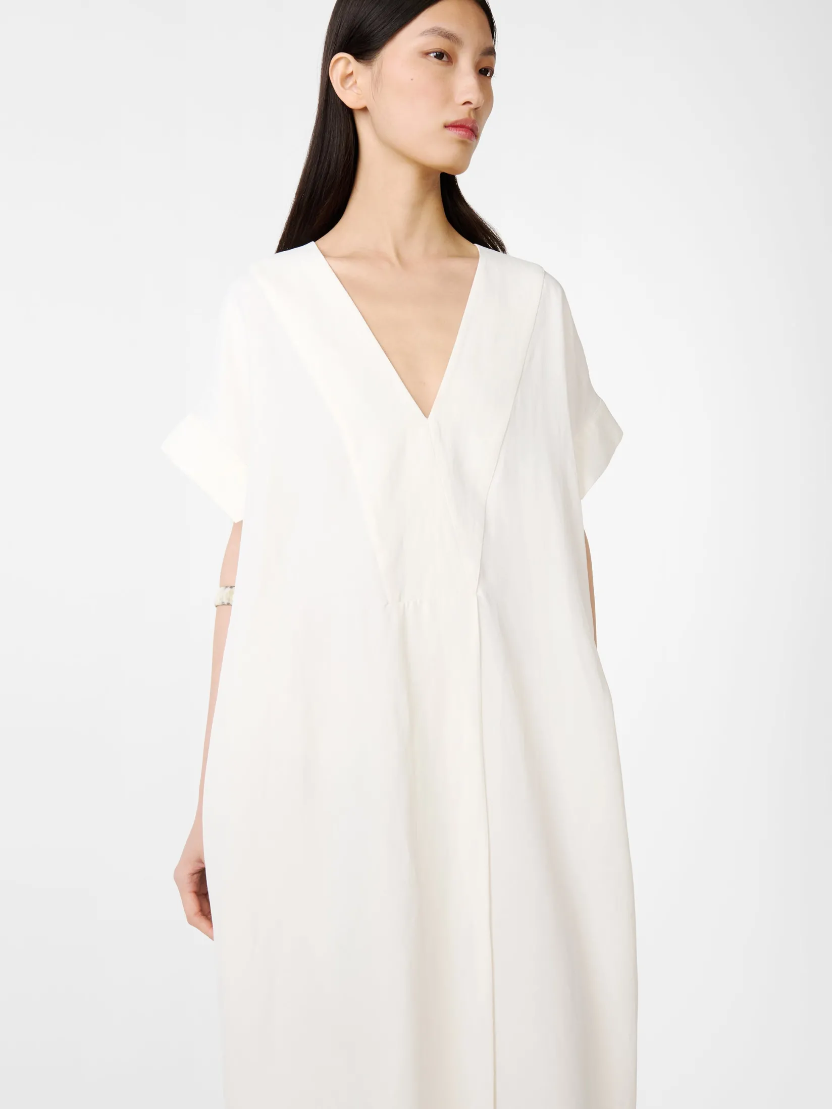 Best Studio Nicholson Cley Linen Dress Parchment
