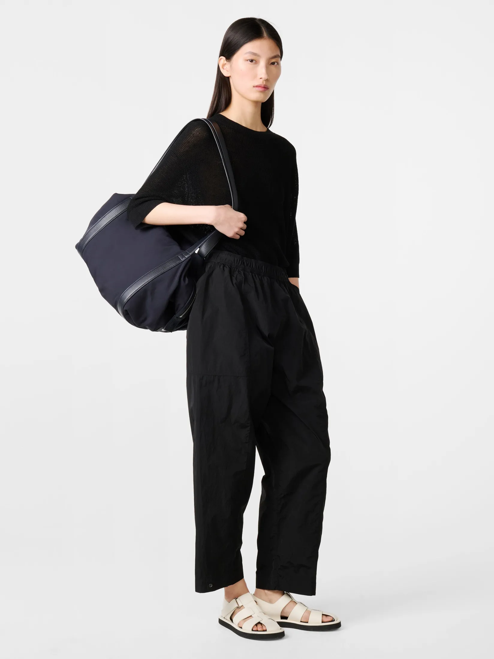 Fashion Studio Nicholson Club Tote Bag Cocoa