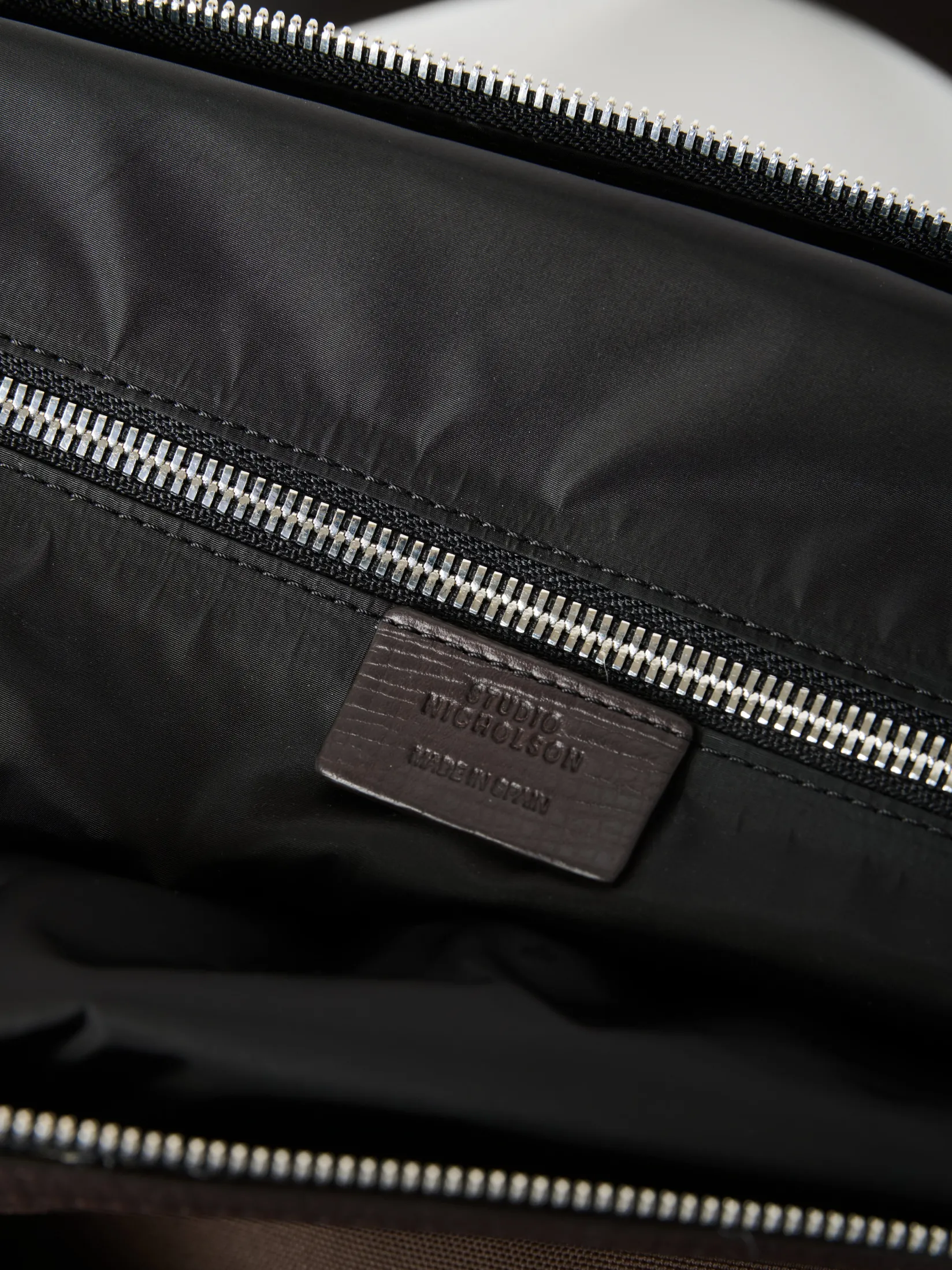 Fashion Studio Nicholson Club Tote Bag Cocoa