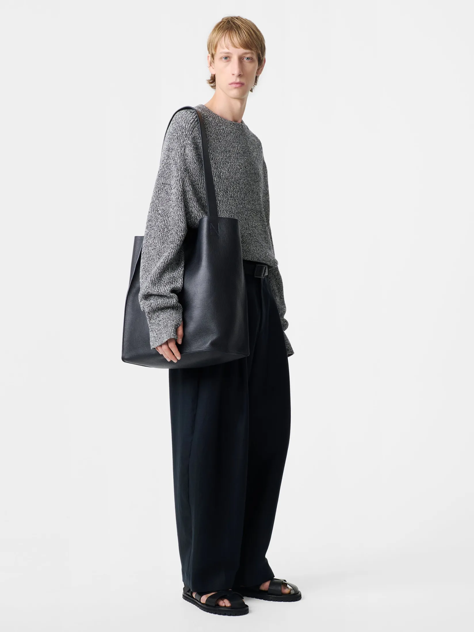 Clearance Studio Nicholson Coe Knit Navy Twist