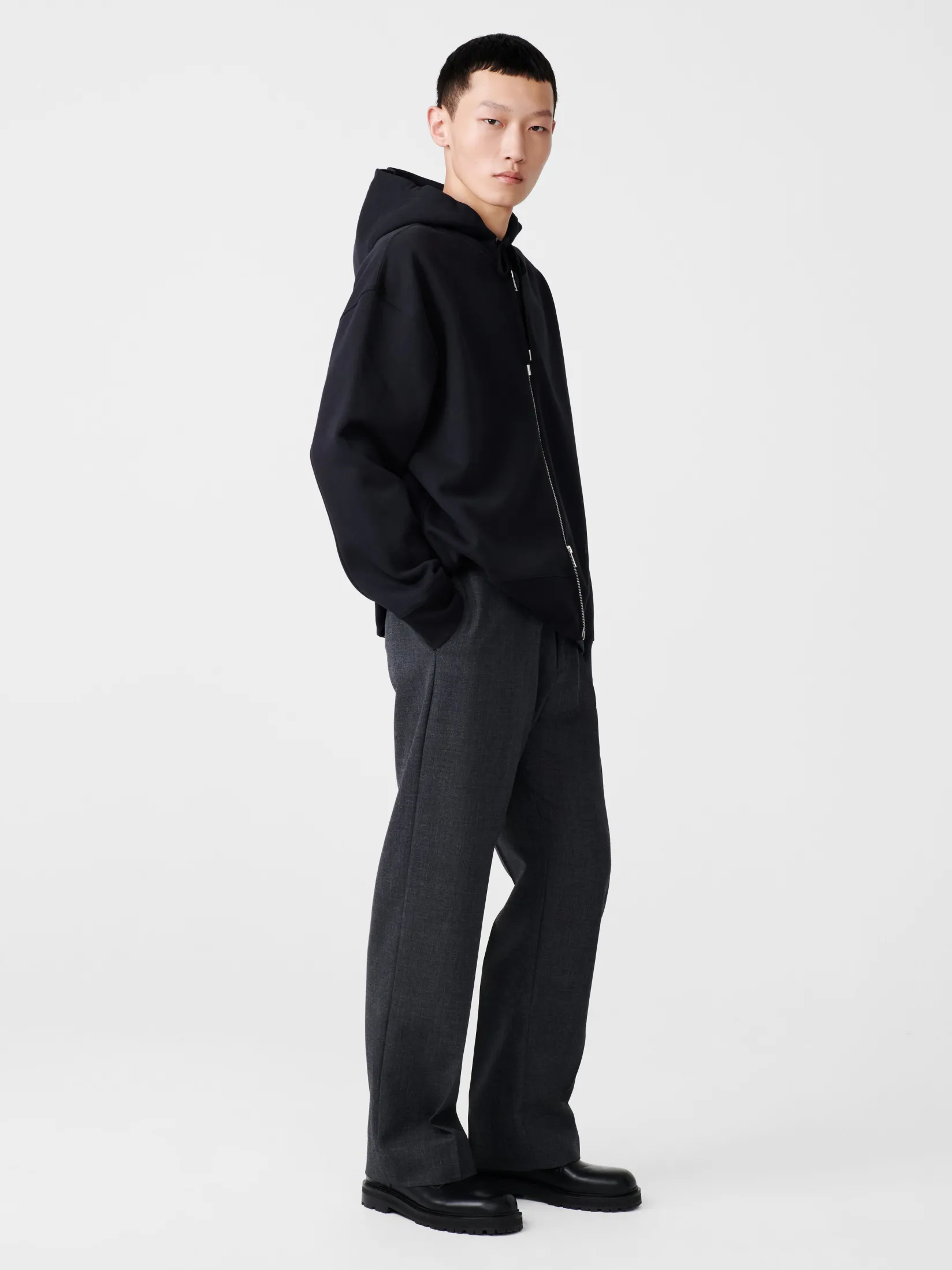New Studio Nicholson Cova Jersey Darkest Navy