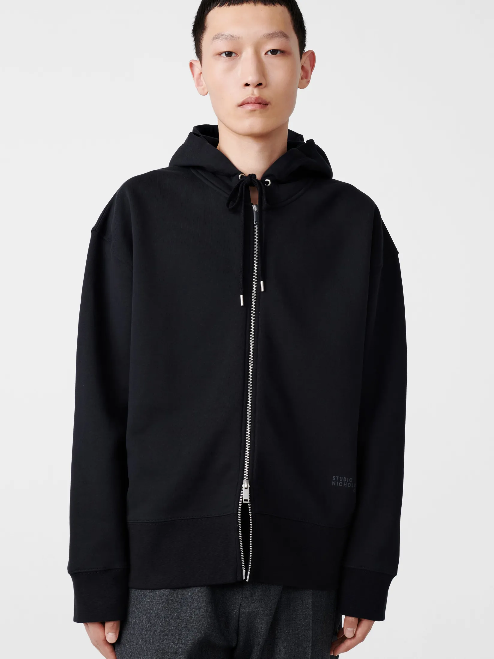 New Studio Nicholson Cova Logo Jersey Darkest Navy