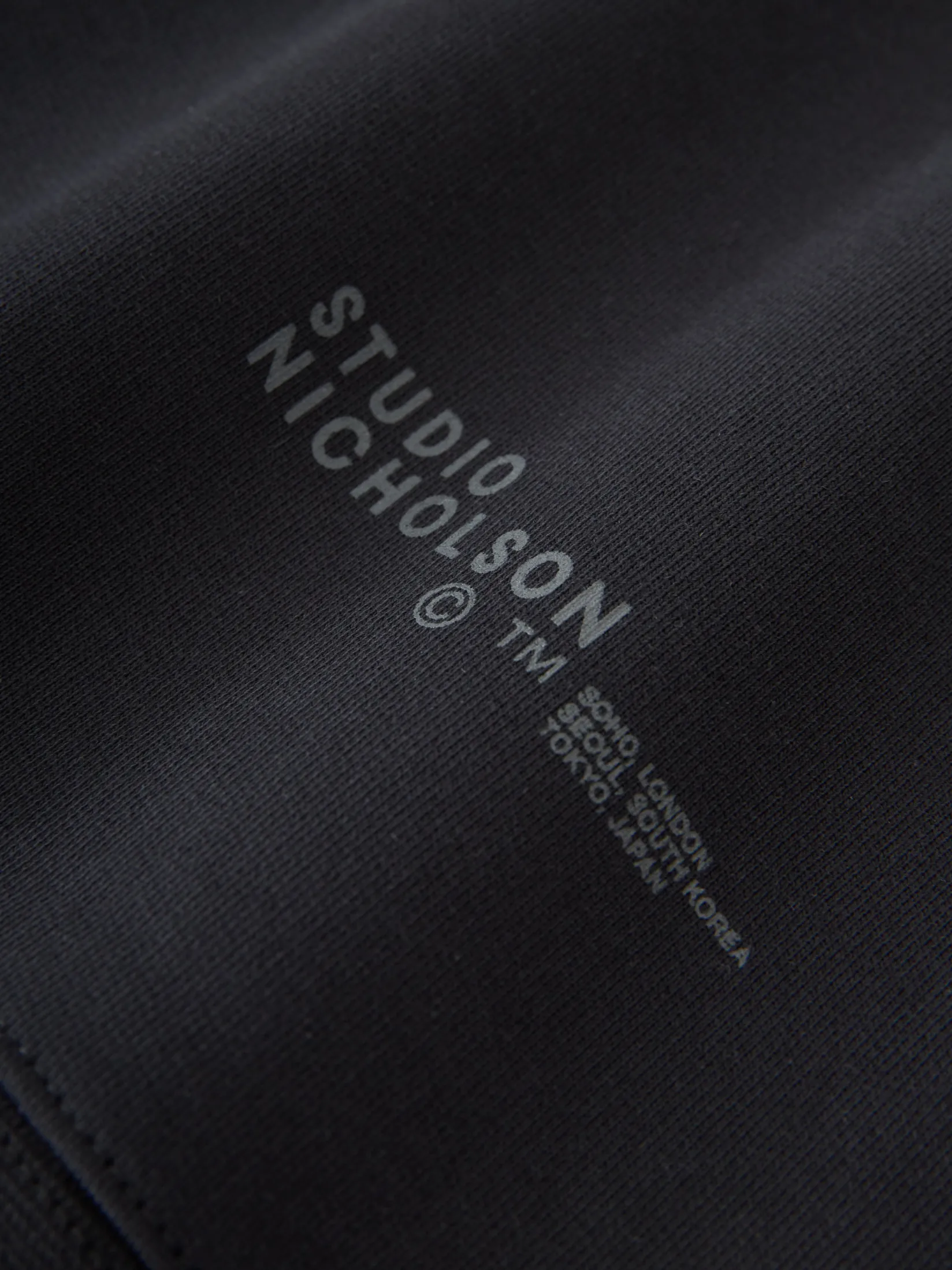 New Studio Nicholson Cova Logo Jersey Darkest Navy
