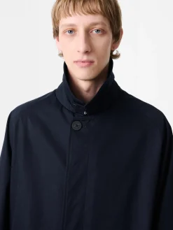 New Studio Nicholson Crowe Coat Darkest Navy