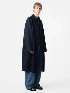 New Studio Nicholson Crowe Coat Darkest Navy