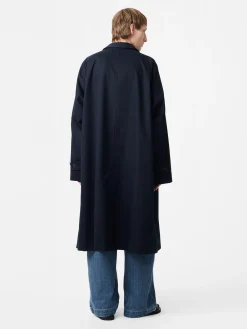 New Studio Nicholson Crowe Coat Darkest Navy