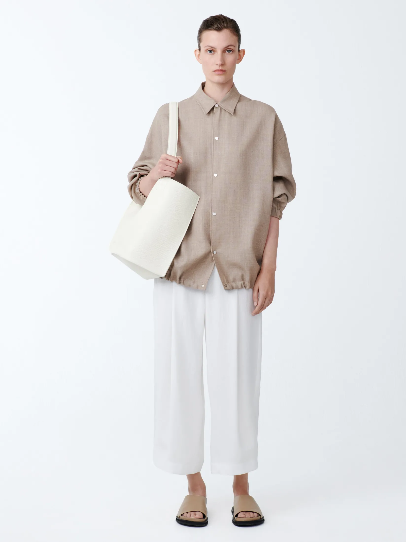 Hot Studio Nicholson Dordoni Fluid Pant Parchment