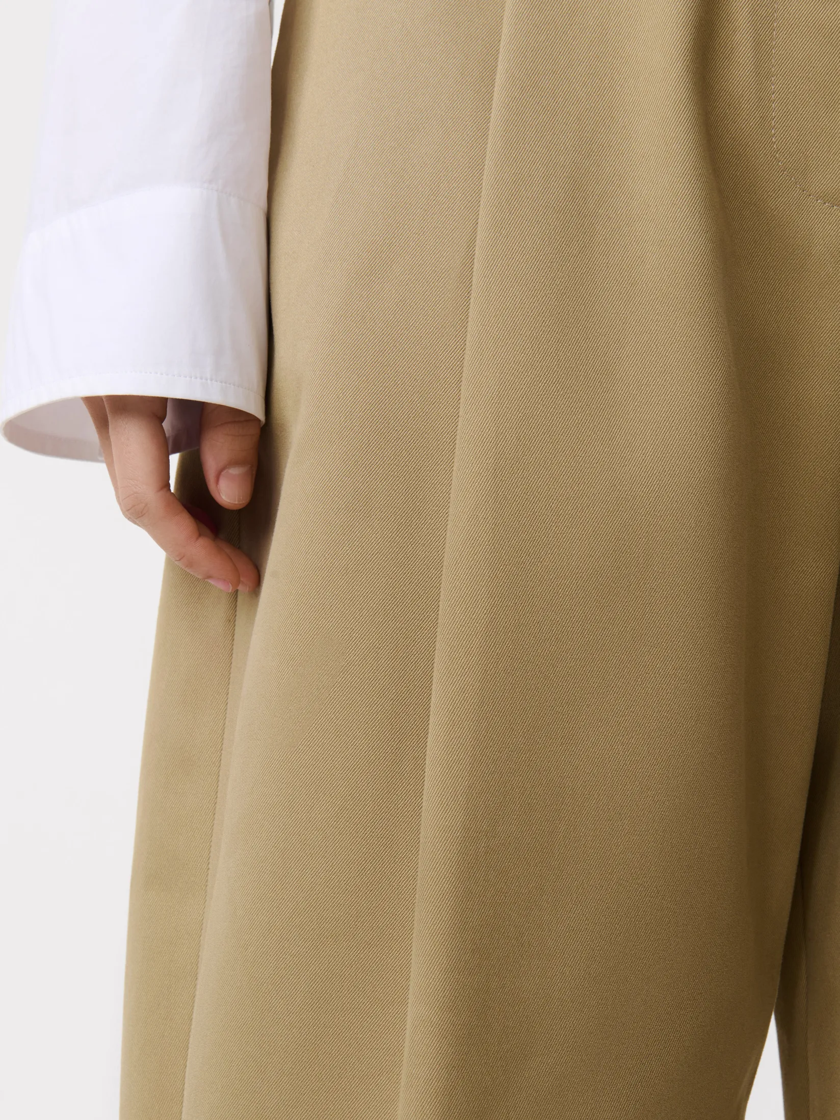 Discount Studio Nicholson Dordoni Volume Pant Tan