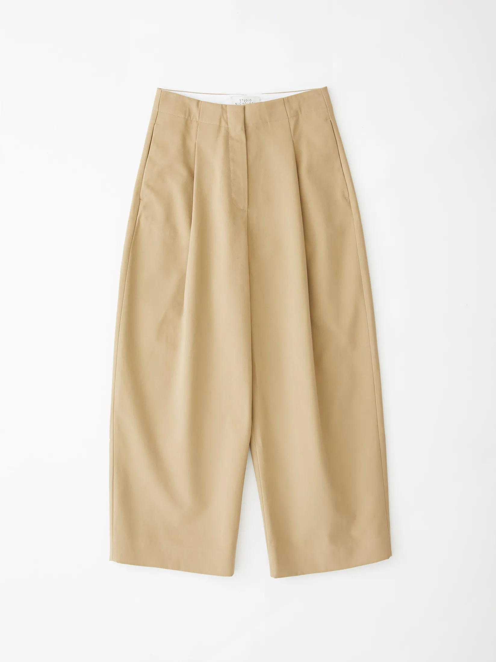 Discount Studio Nicholson Dordoni Volume Pant Tan