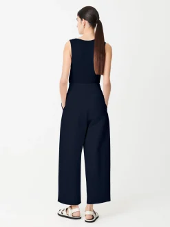 Discount Studio Nicholson Dordoni Volume Pant Dark Navy