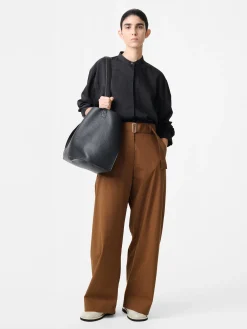 New Studio Nicholson Doring Cotton Pant Almond