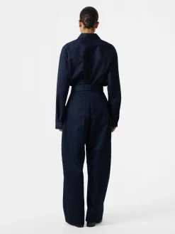 New Studio Nicholson Doring Twill Pant Darkest Navy