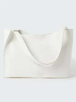 Discount Studio Nicholson Doublet Leather Bag Parchment