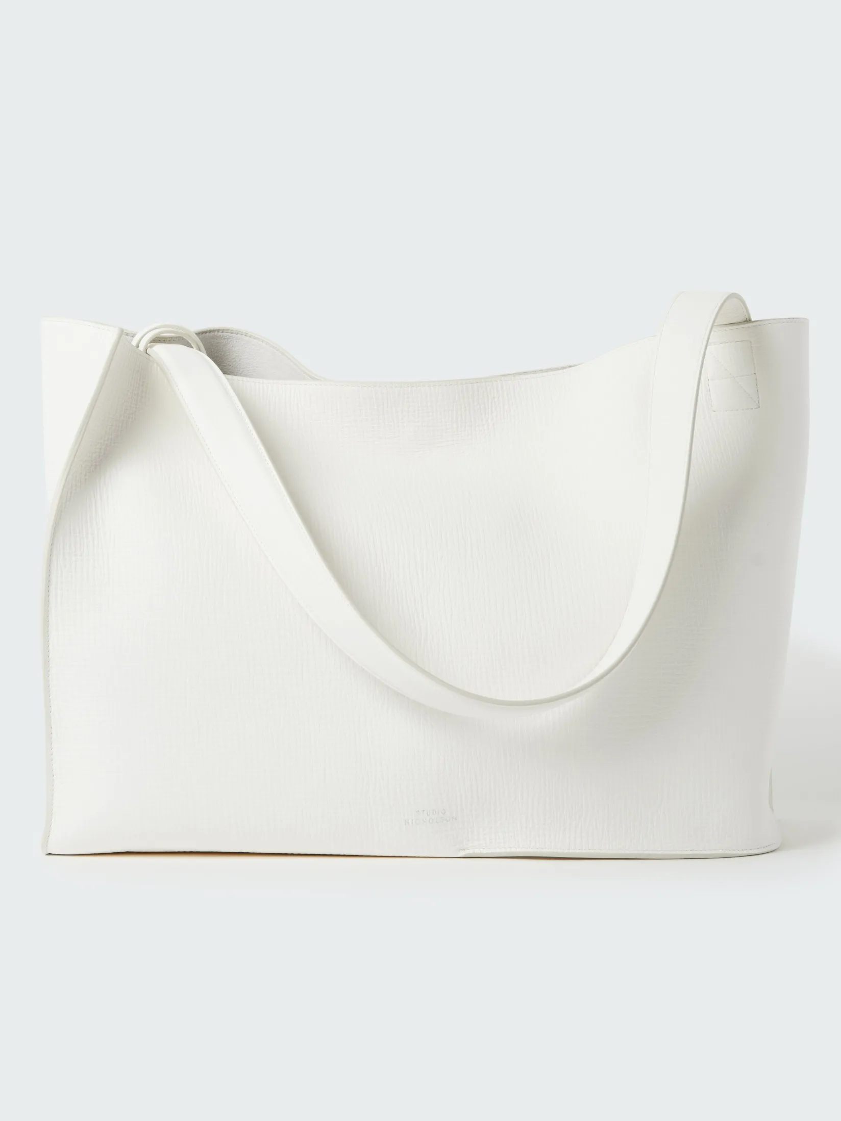 Discount Studio Nicholson Doublet Leather Bag Parchment