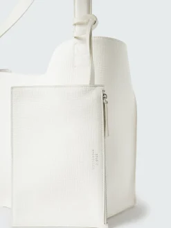 Discount Studio Nicholson Doublet Leather Bag Parchment