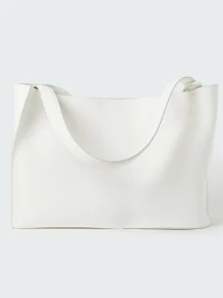 Discount Studio Nicholson Doublet Leather Bag Parchment