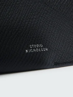 Fashion Studio Nicholson Doublet Leather Bag Black