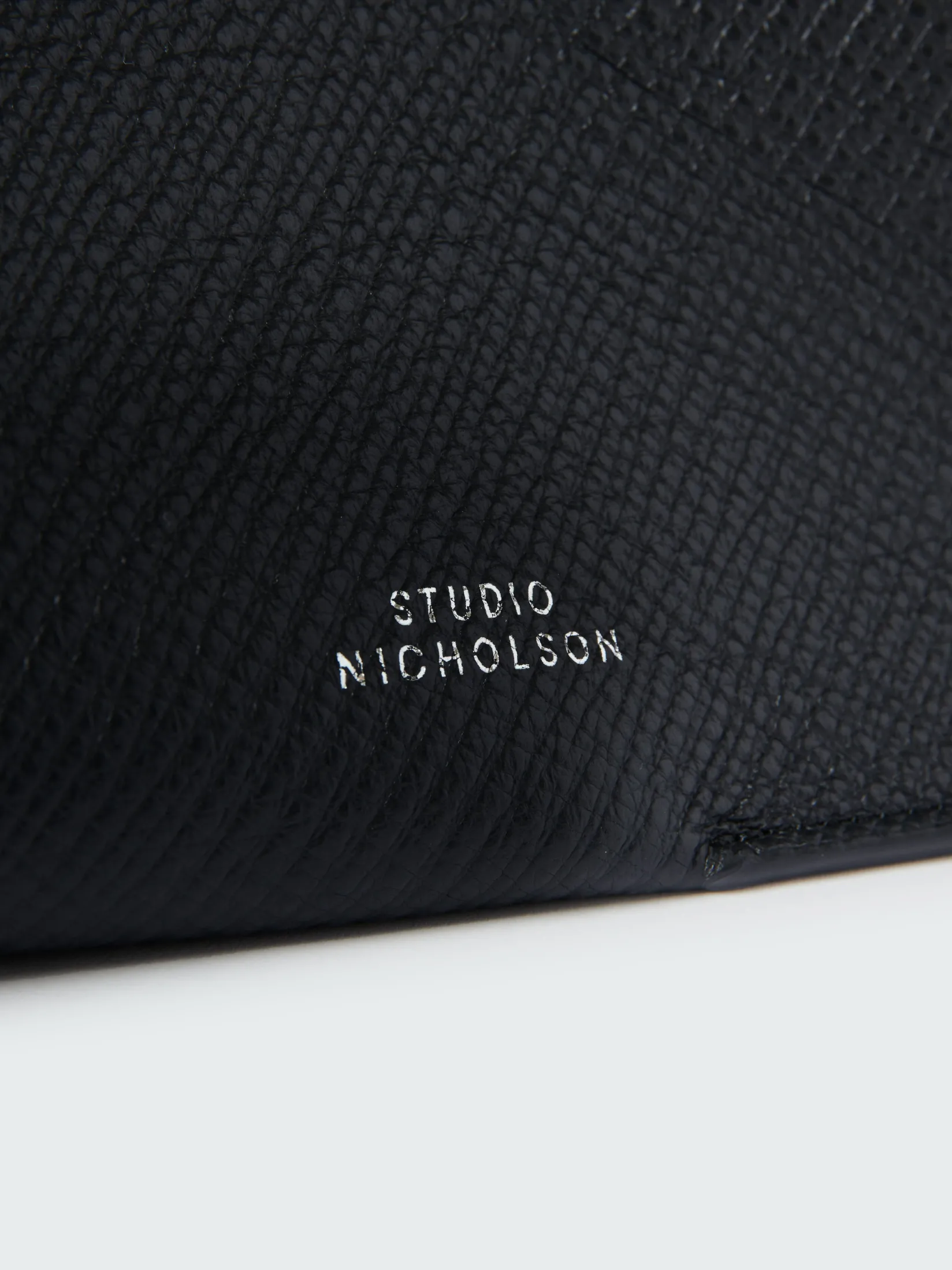 Fashion Studio Nicholson Doublet Leather Bag Black