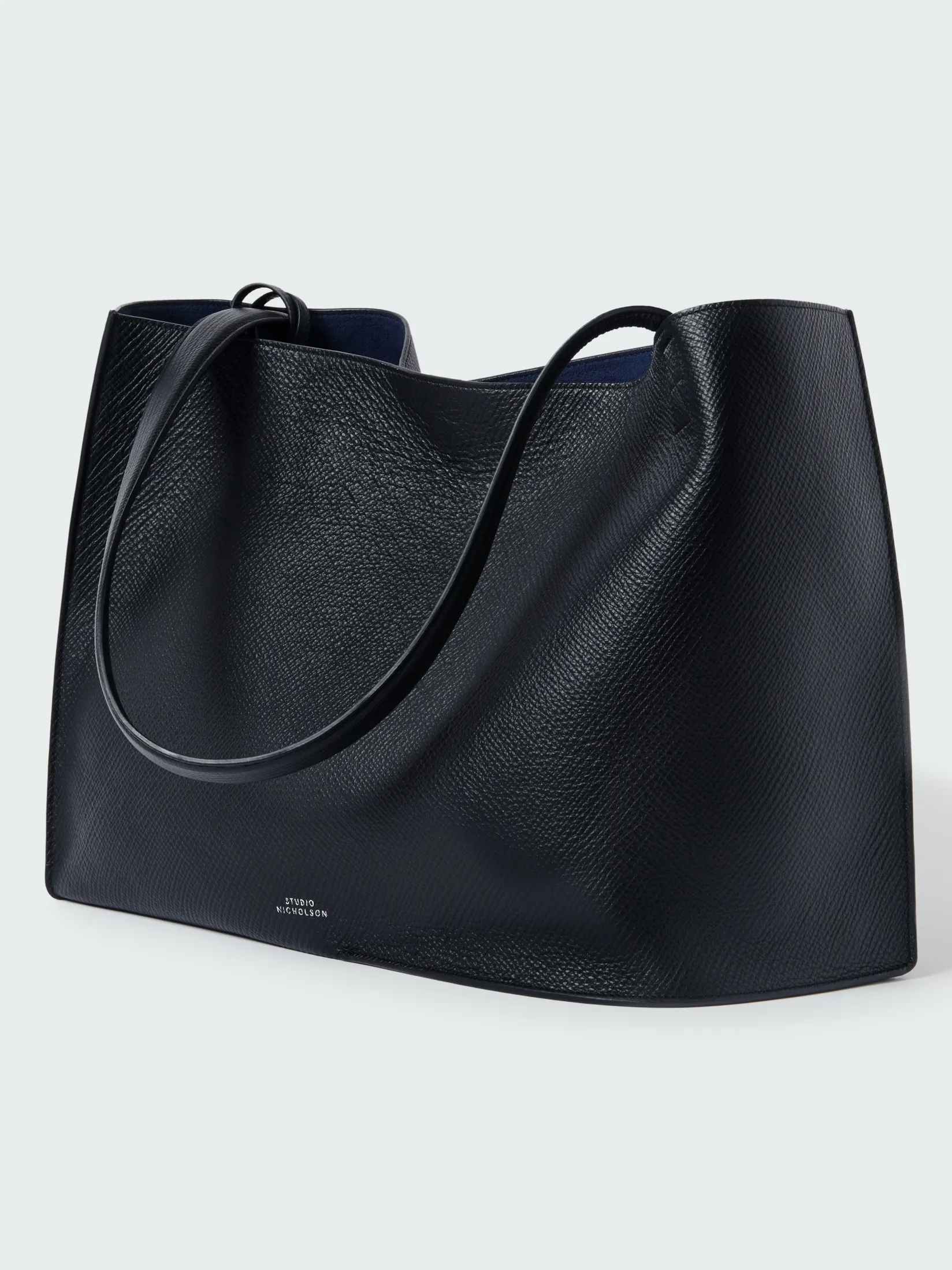 Fashion Studio Nicholson Doublet Leather Bag Black
