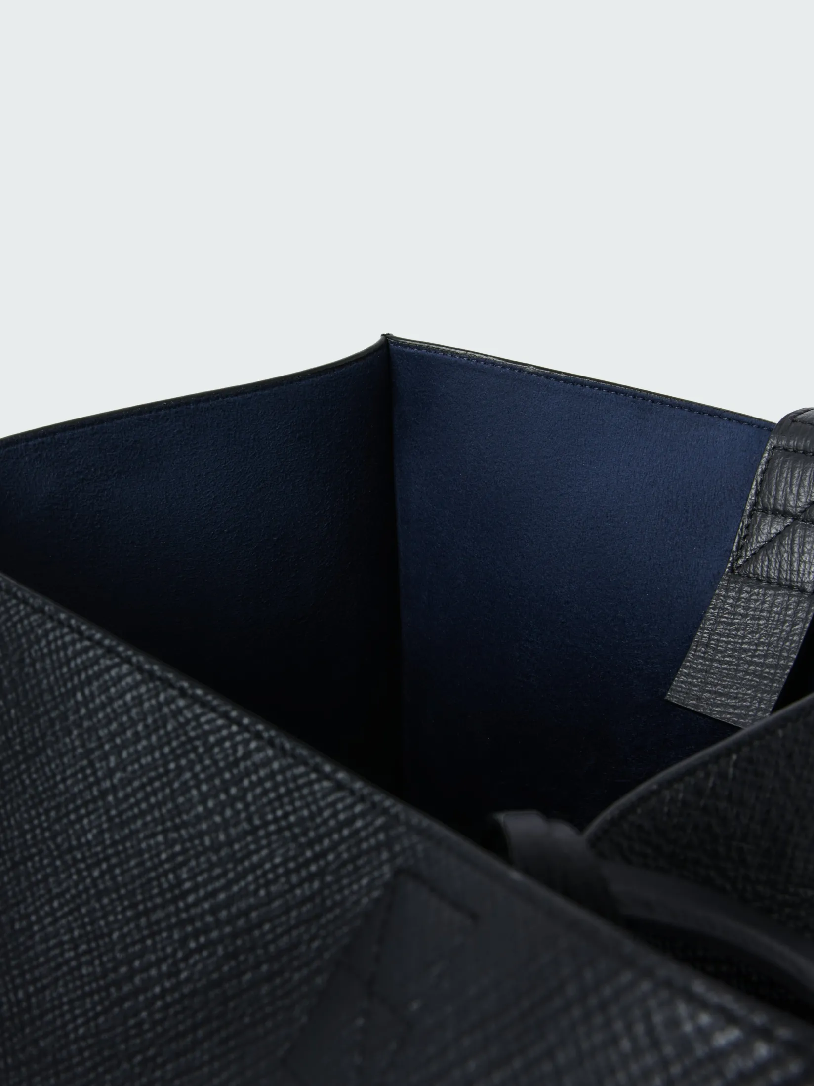 Fashion Studio Nicholson Doublet Leather Bag Black