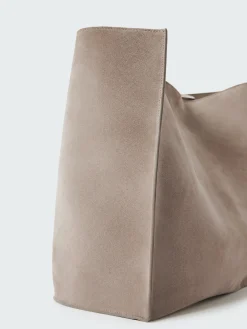 Hot Studio Nicholson Doublet Suede Bag Clay