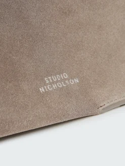 Hot Studio Nicholson Doublet Suede Bag Clay
