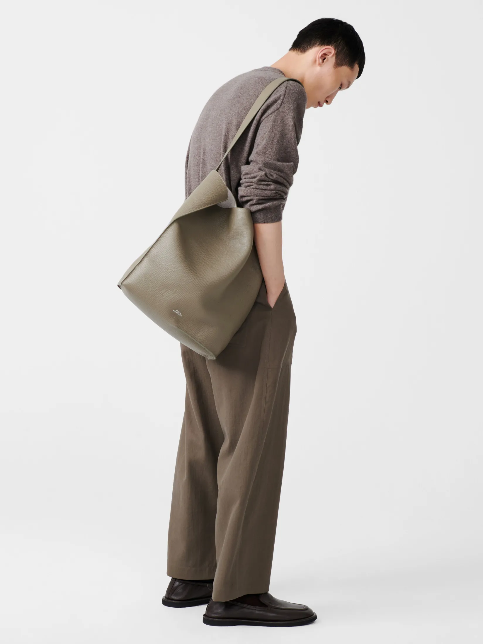 Best Studio Nicholson Doublet Type 2 Leather Bag Elephant