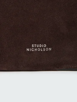 Best Studio Nicholson Doublet Type 2 Suede Bag Conker