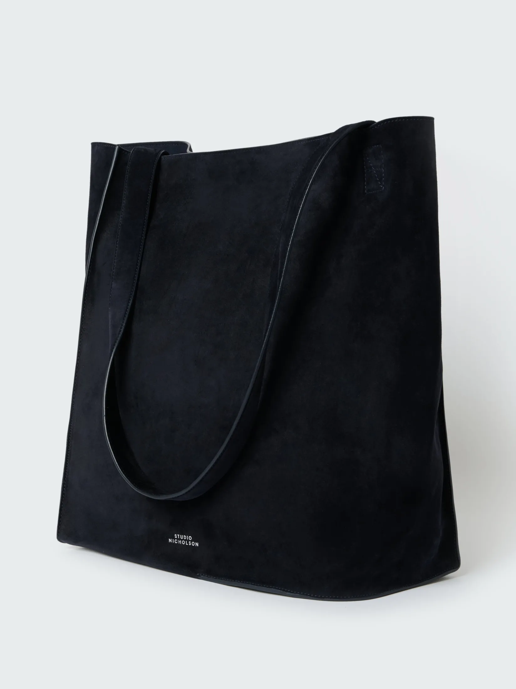 Discount Studio Nicholson Doublet Type 2 Suede Bag Darkest Navy