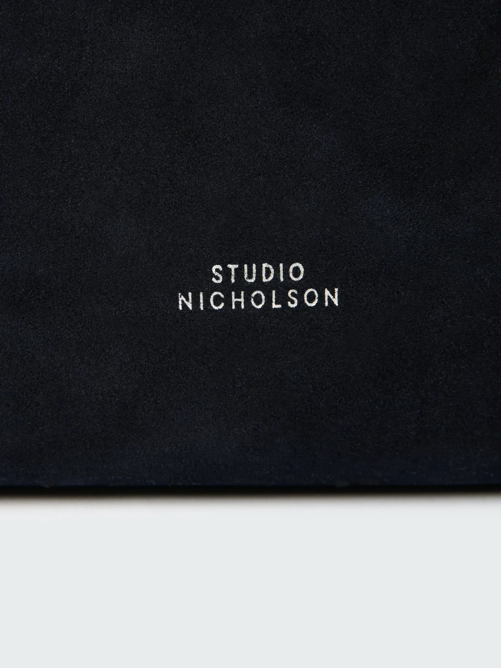 Discount Studio Nicholson Doublet Type 2 Suede Bag Darkest Navy