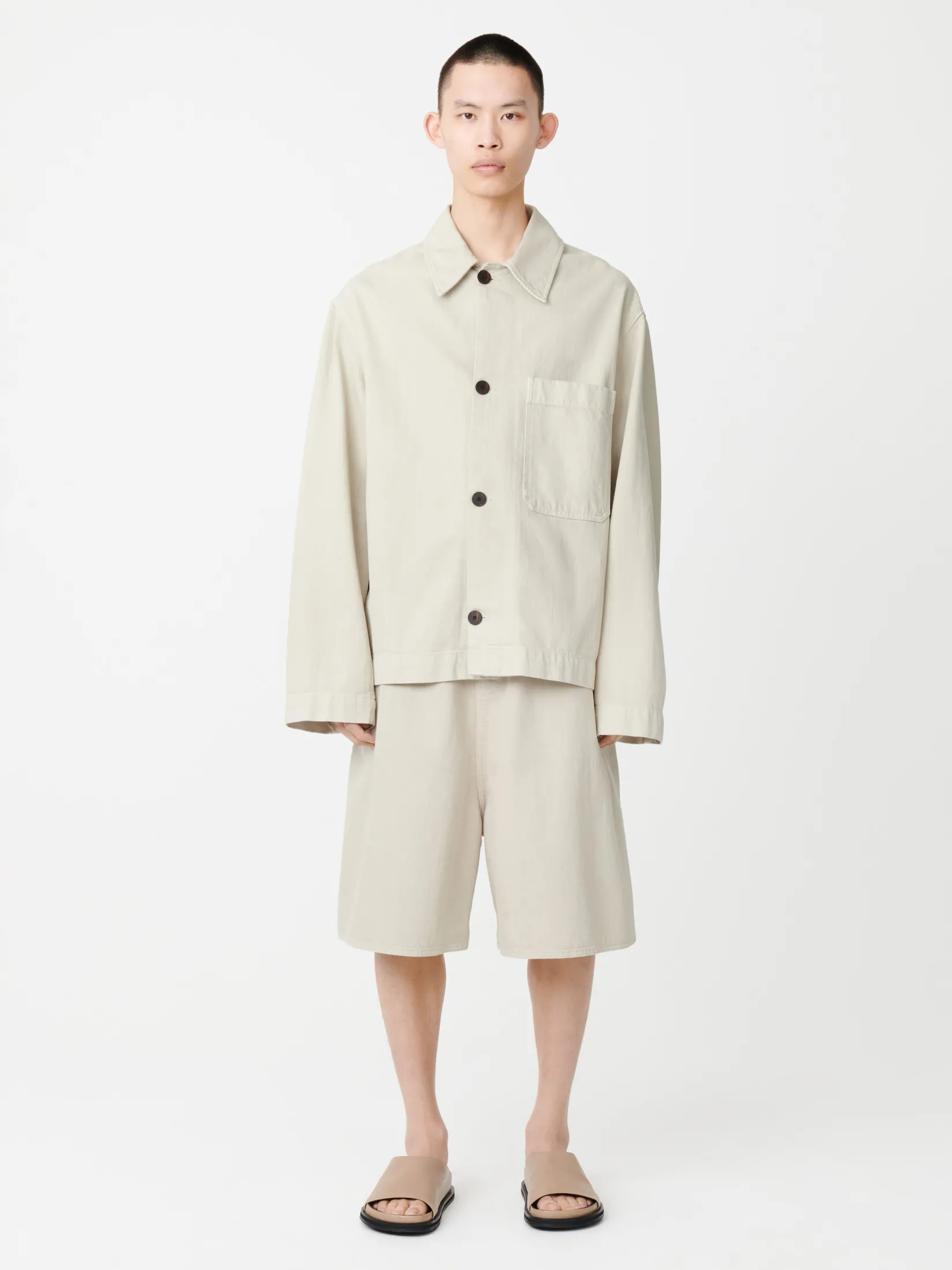 Clearance Studio Nicholson Ease Denim Jacket Dove