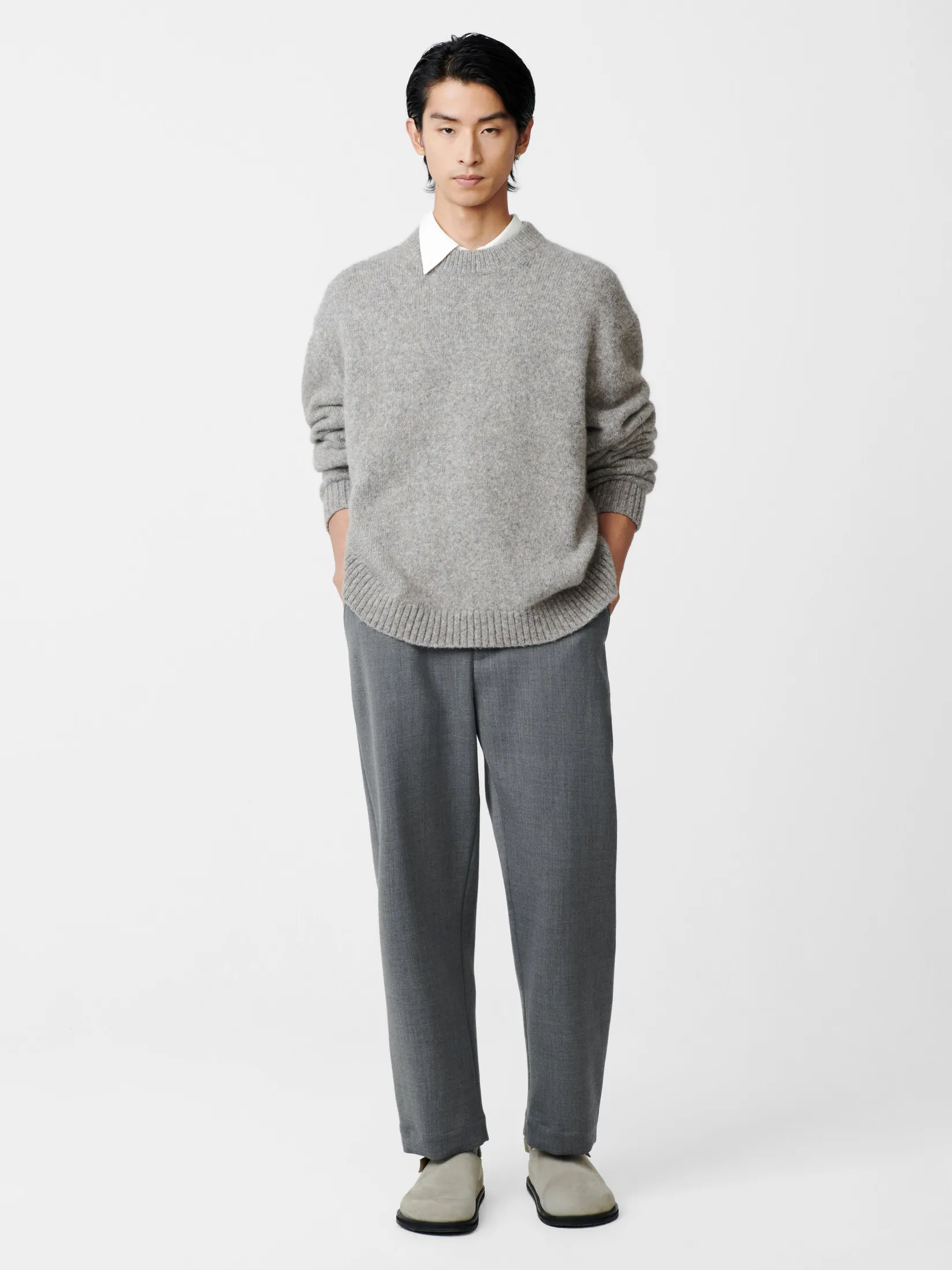 Fashion Studio Nicholson Ezra Pant Grey Marl
