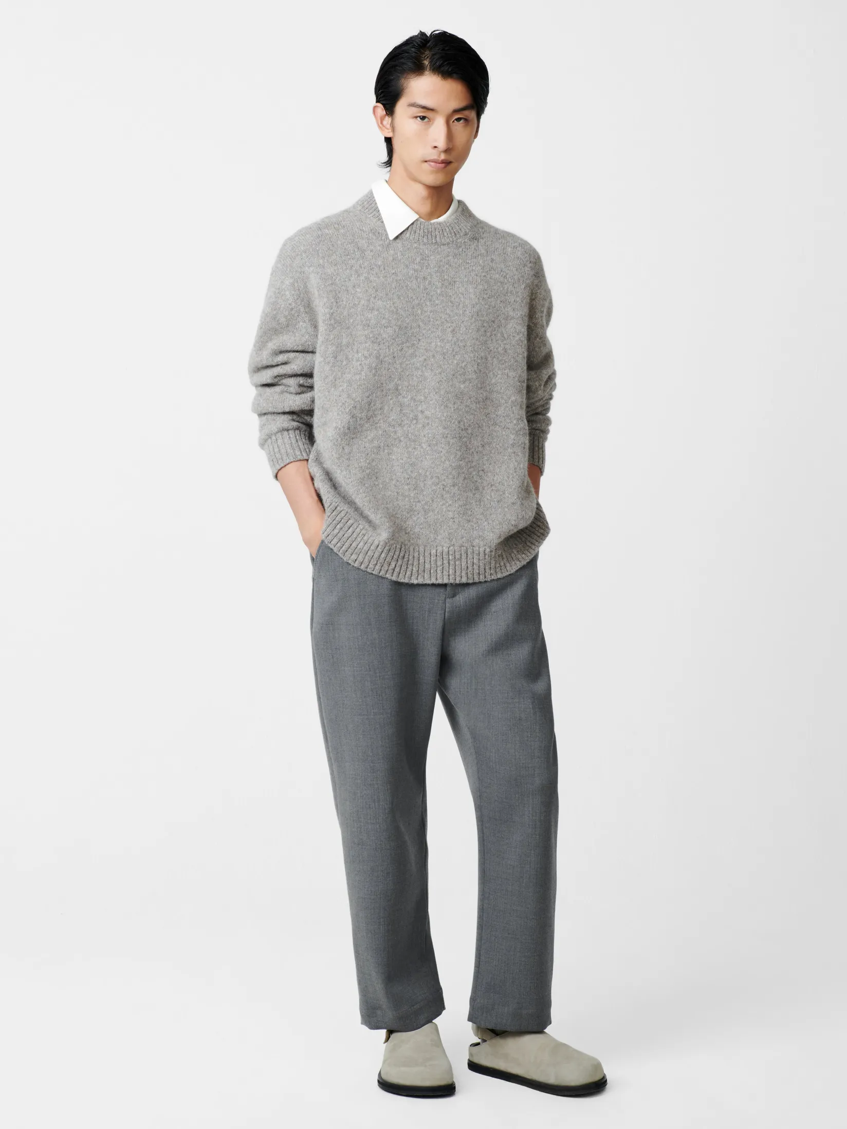 Fashion Studio Nicholson Ezra Pant Grey Marl