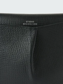 Online Studio Nicholson Fortuna Leather Bag Black