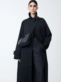 Online Studio Nicholson Fortuna Leather Bag Black