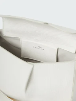 Hot Studio Nicholson Fortuna Leather Bag Parchment