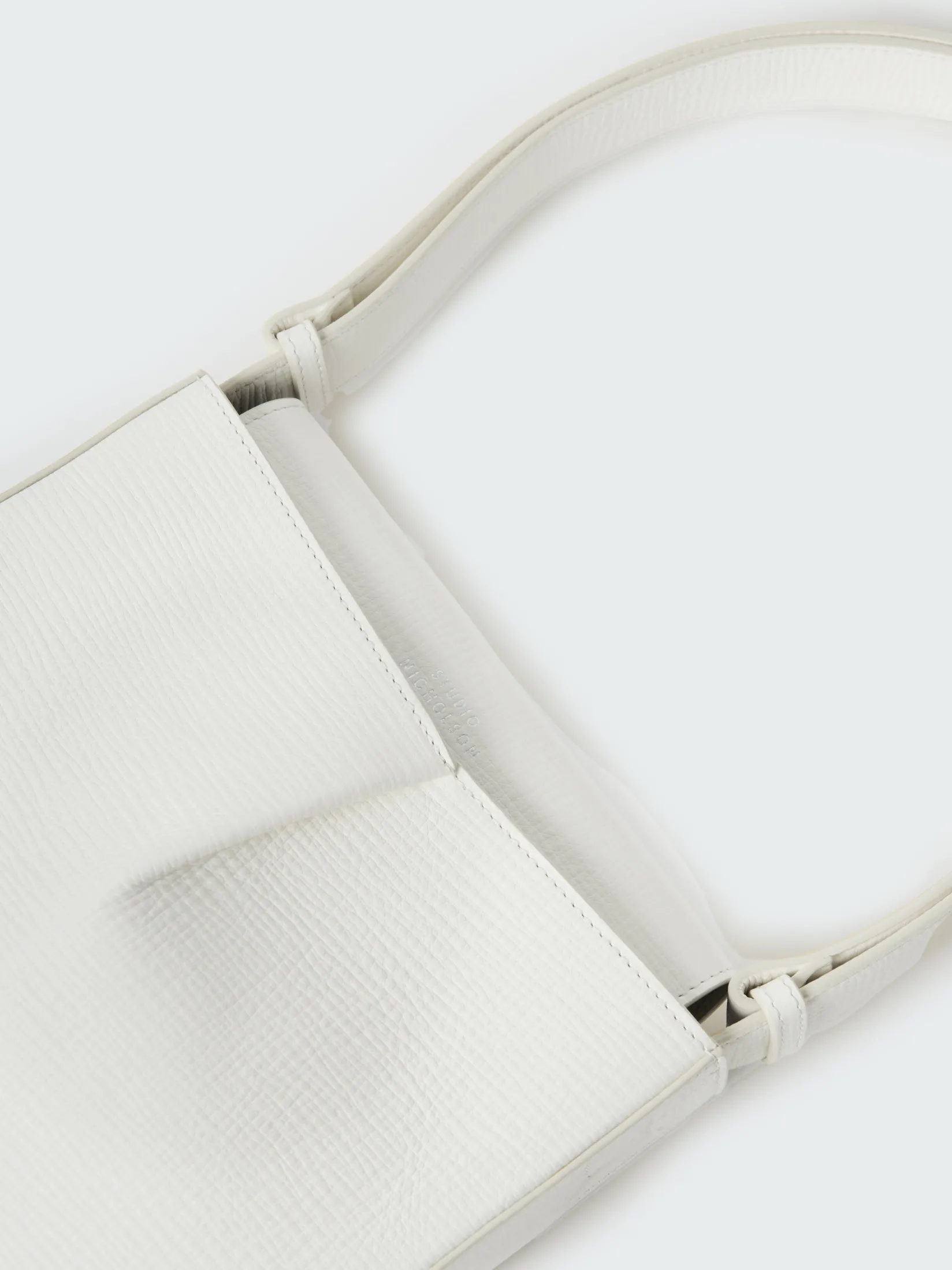 Hot Studio Nicholson Fortuna Leather Bag Parchment