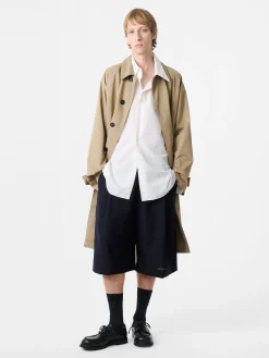 New Studio Nicholson Fowld Short Darkest Navy