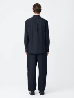 New Studio Nicholson Foxe Shirt Darkest Navy