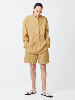 Discount Studio Nicholson Frink Viscose Shirt Sand