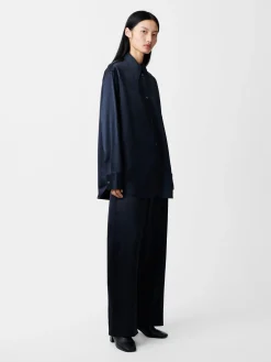 Sale Studio Nicholson Gable Shirt Black Ink