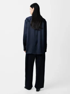 Sale Studio Nicholson Gable Shirt Black Ink