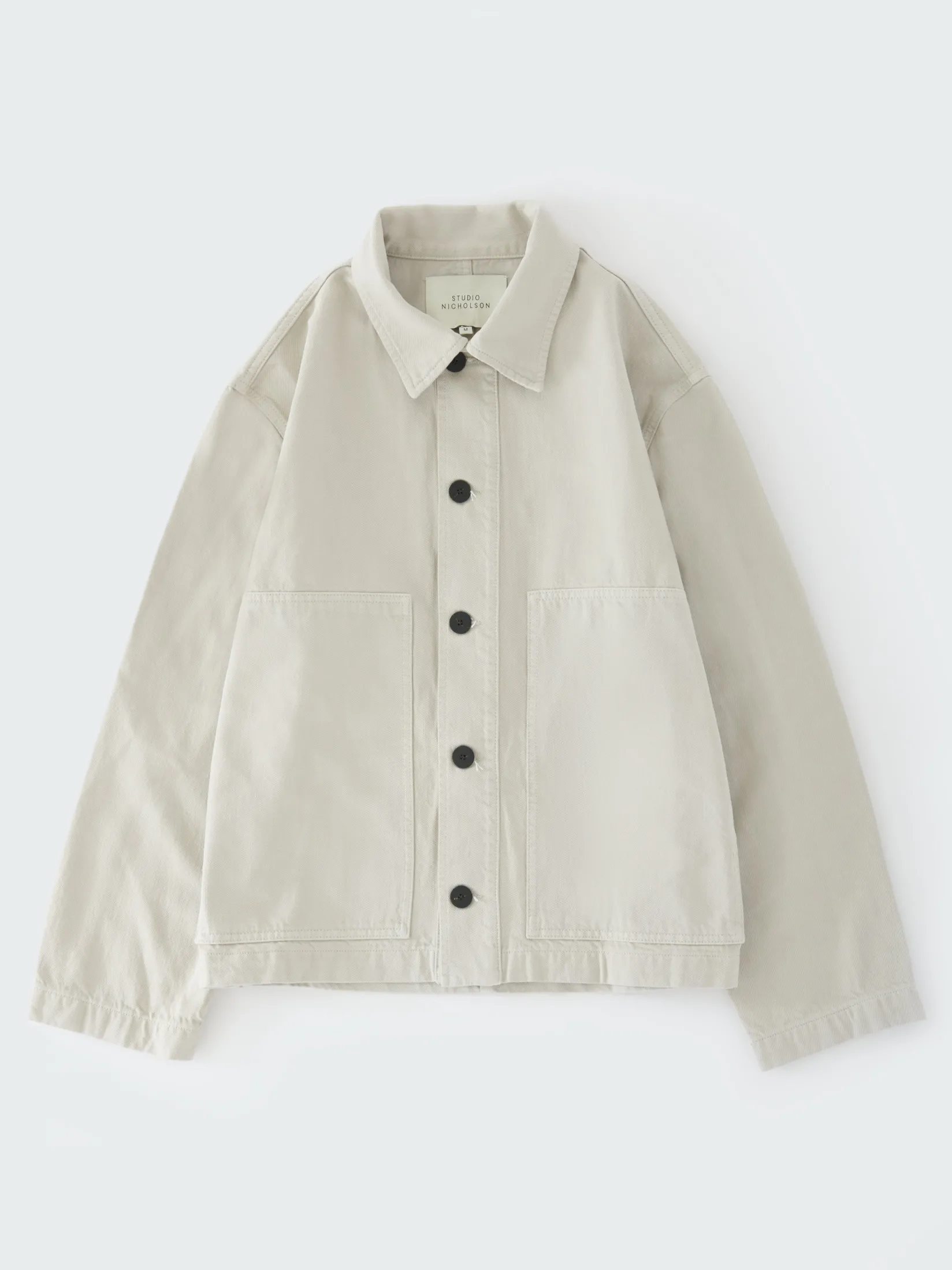 New Studio Nicholson Graph Denim Jacket Bone Grey