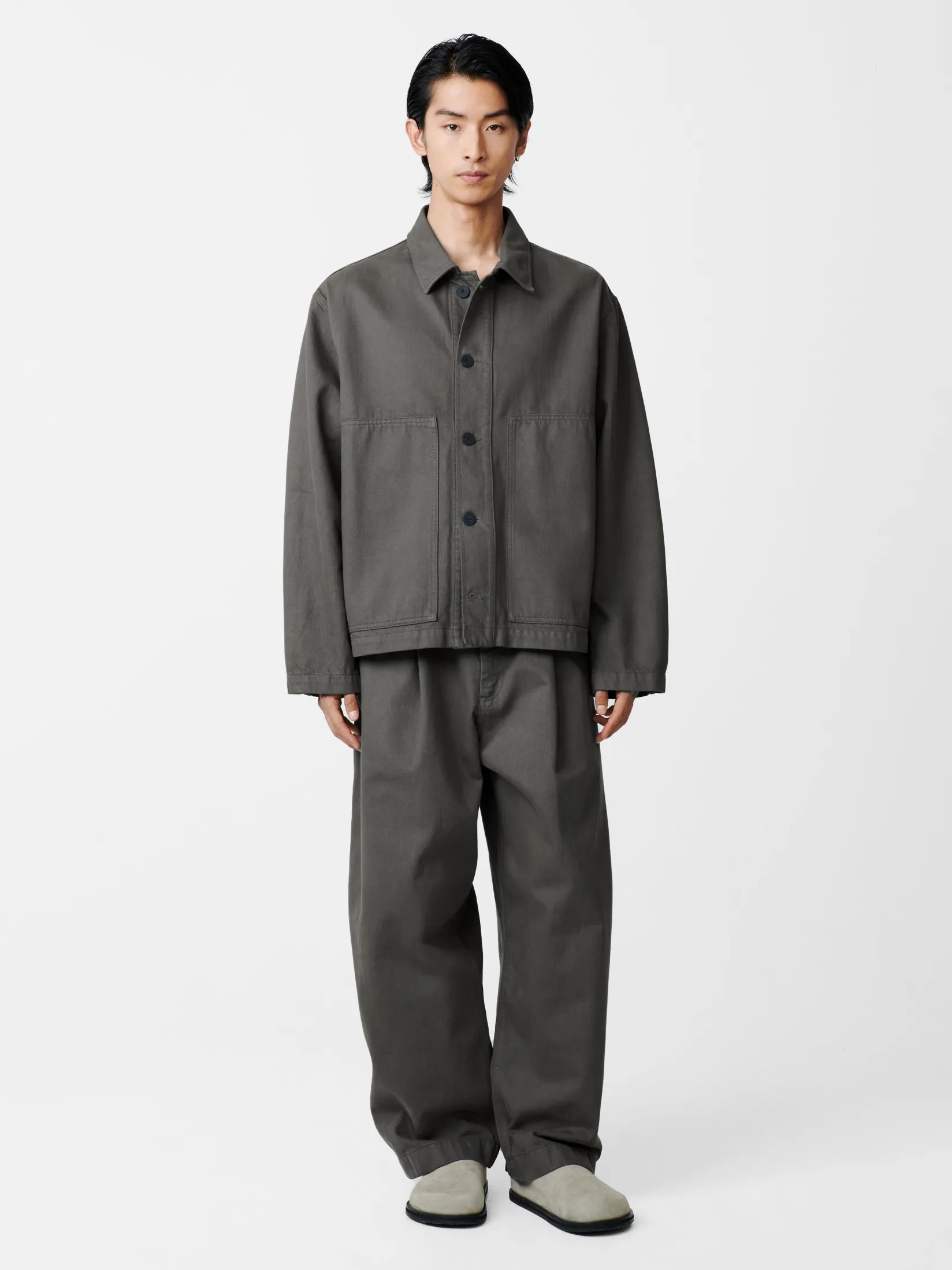 Sale Studio Nicholson Graph Jacket Tarmac Grey