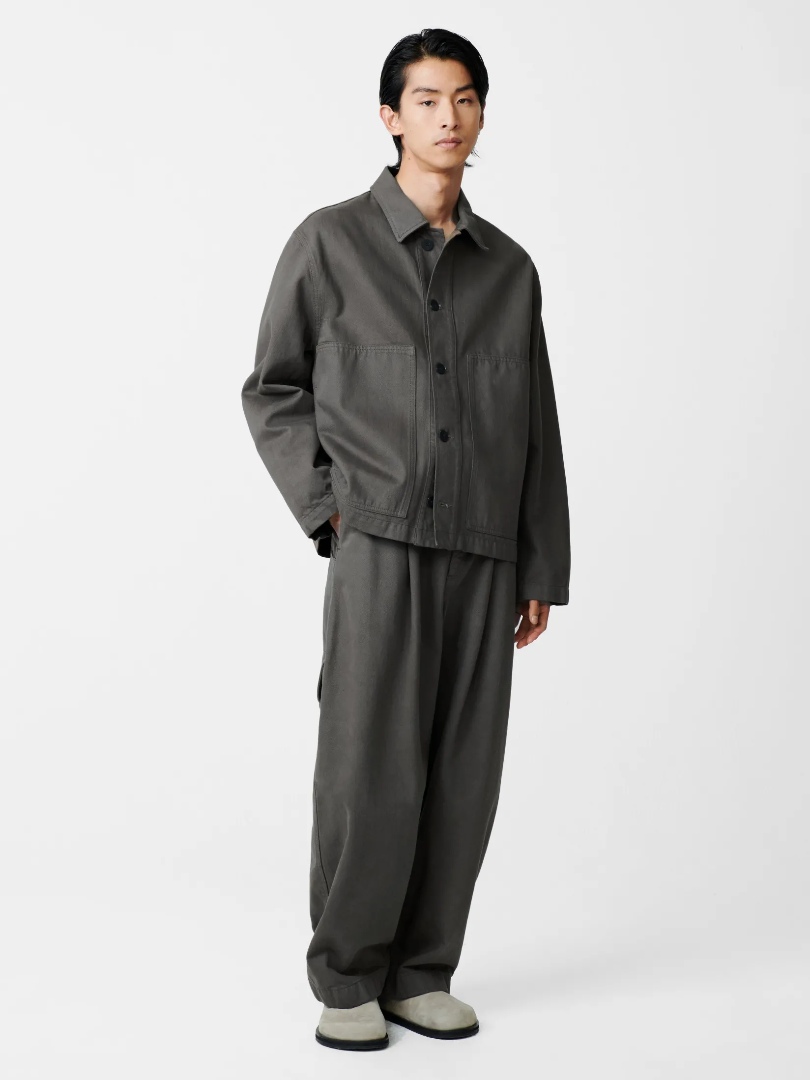 Sale Studio Nicholson Graph Jacket Tarmac Grey