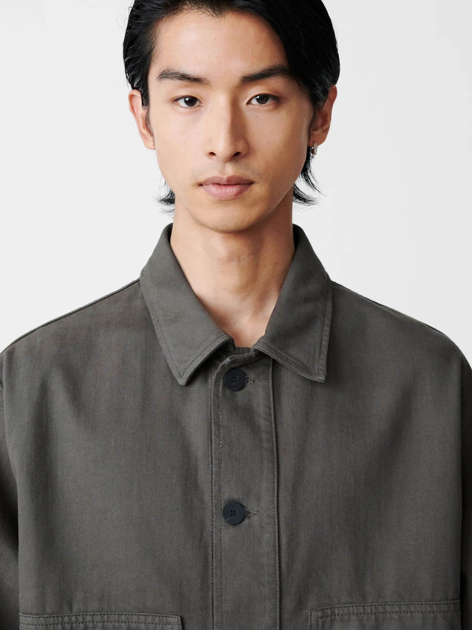 Sale Studio Nicholson Graph Jacket Tarmac Grey