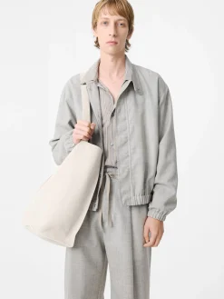 Clearance Studio Nicholson Harle Tropical Wool Jacket Ice Melange